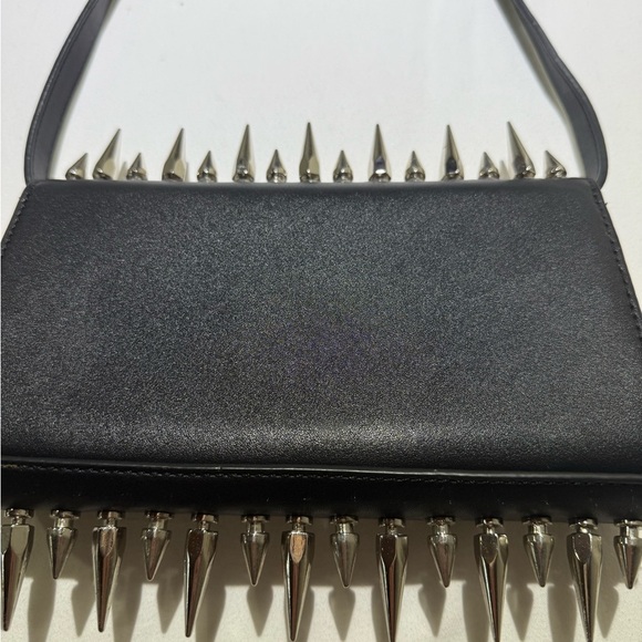 Killstar Black Crossbody Bag with Silver Spikes - Picture 2 of 6